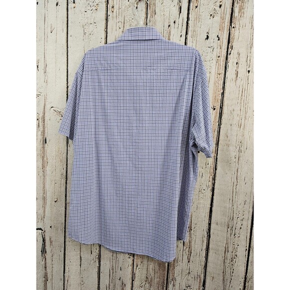 GC Men's XL Peter Millar Featherweight Short Sleeve button Up Dress Shirt Top - Picture 6 of 8